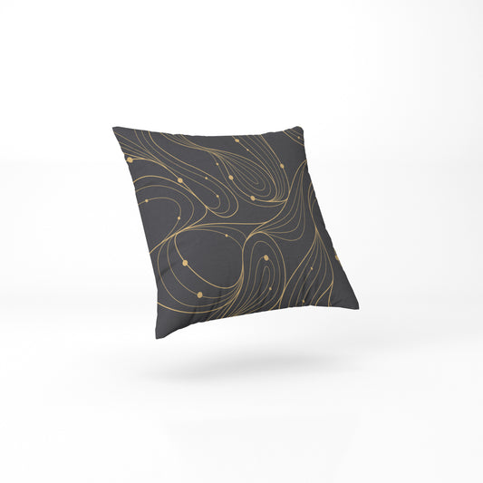 Great Gatsby Gold Pillow custom pastel colour