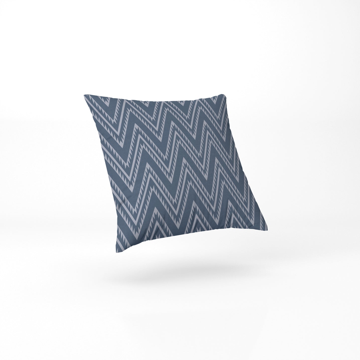 Blue Chevron Pillow custom pastel colour