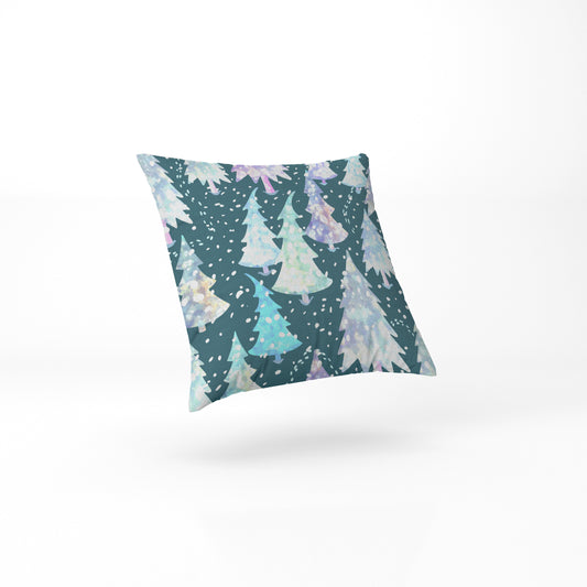 custom full sublimation Christmas Tree Pillow in pastel colour