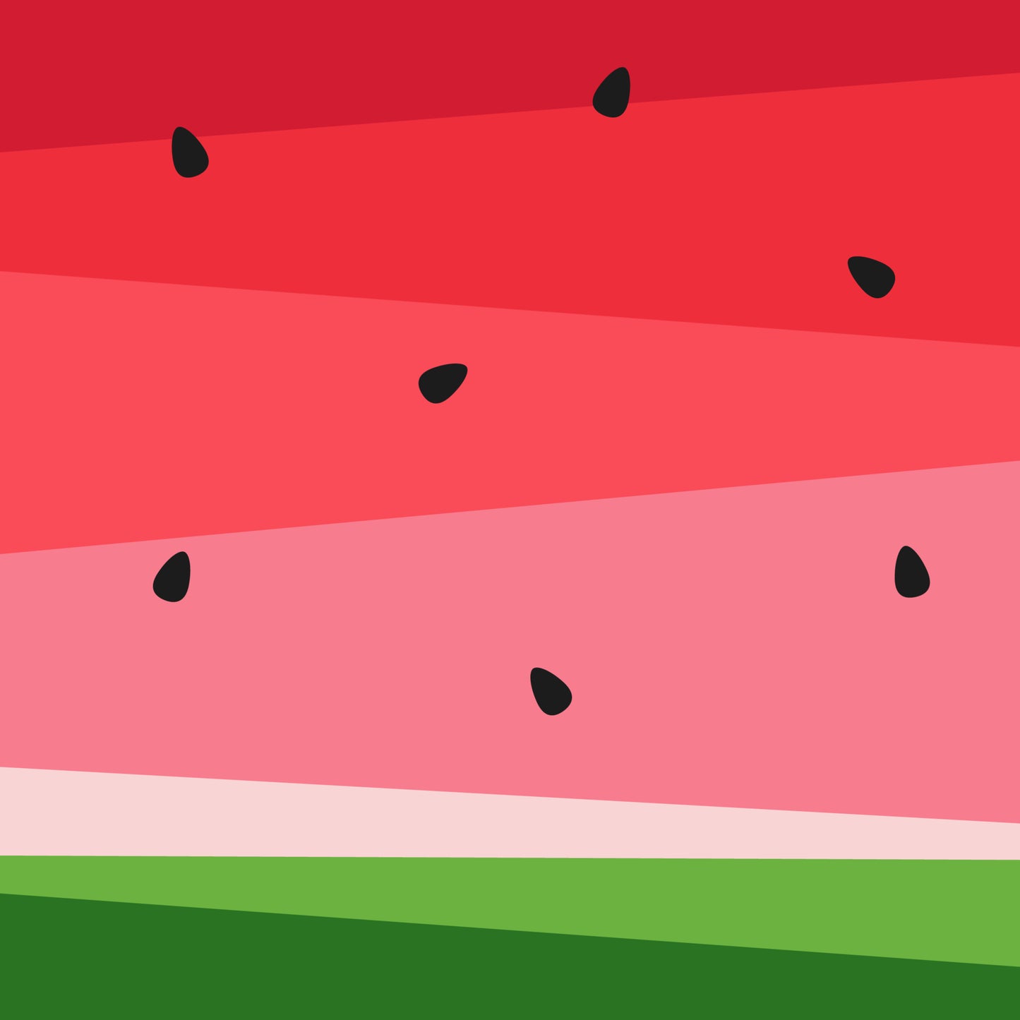 custom Watermelon Slice Napkin true colour