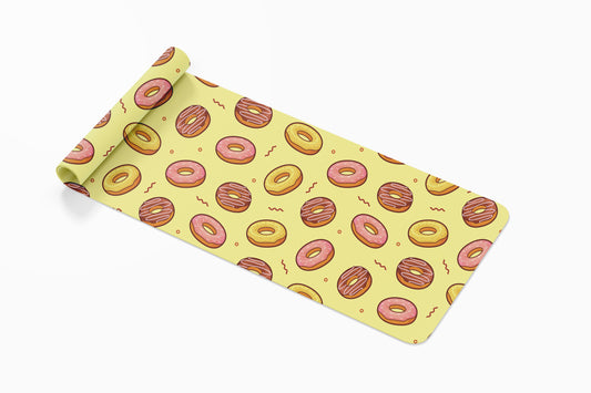 Yellow Donuts custom Yoga Mat