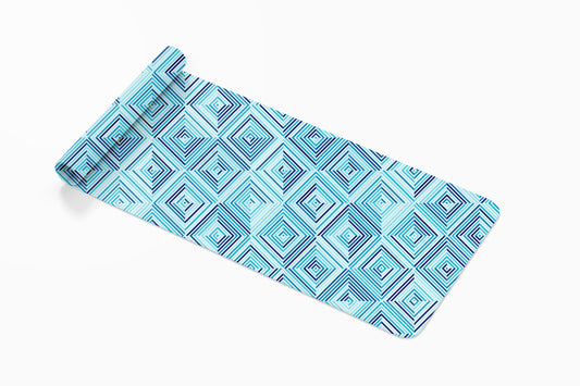 Blue Diamond Yoga Mat