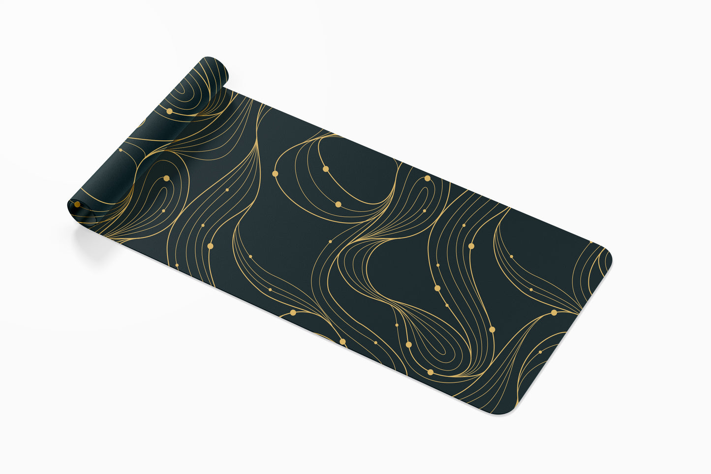 custom Gatsby Gold Yoga Mat