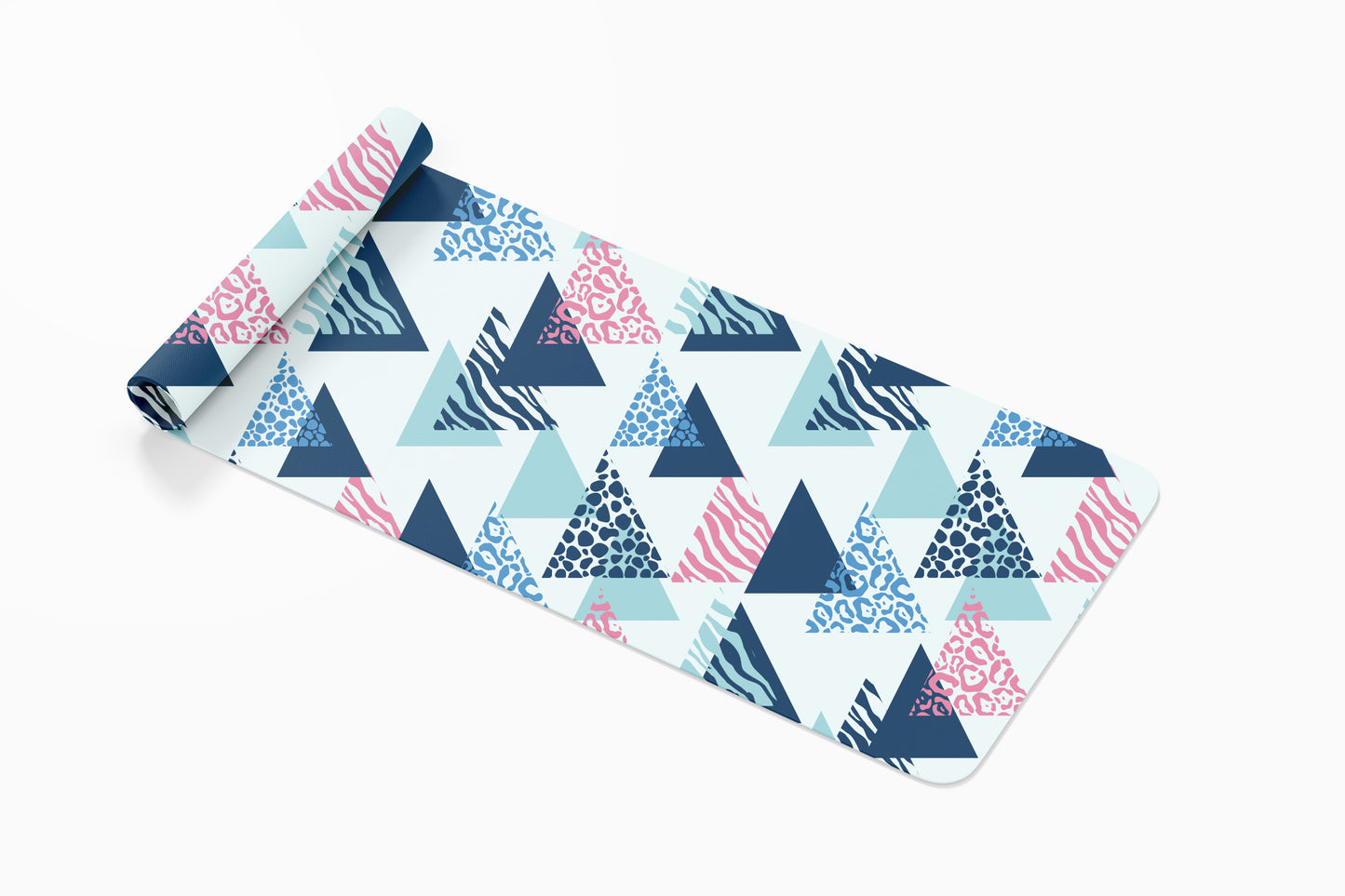 custom Triangle Animal Print Yoga Mat