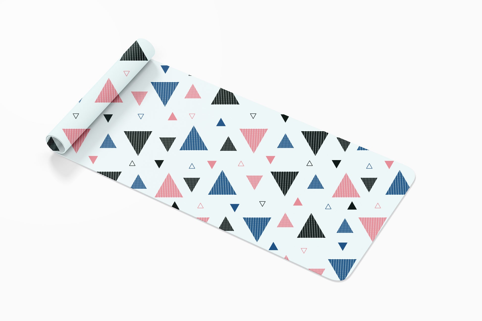 White Triangle custom Yoga Mat