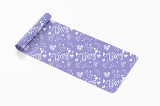 custom Purple Passion Yoga Mat