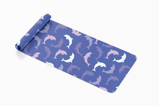 custom Dolphin Yoga Mat full sublimation