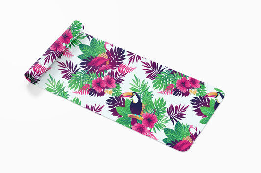 custom Tropical Island Yoga Mat