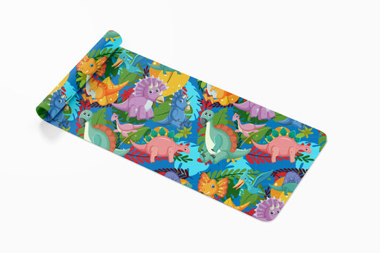 custom neoprene Dinosaur Yoga Mat