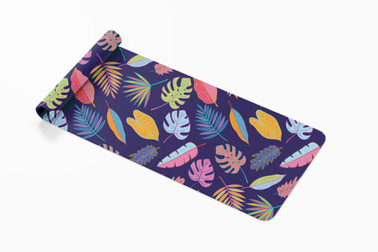 Tropical Leaf custom Yoga Mat