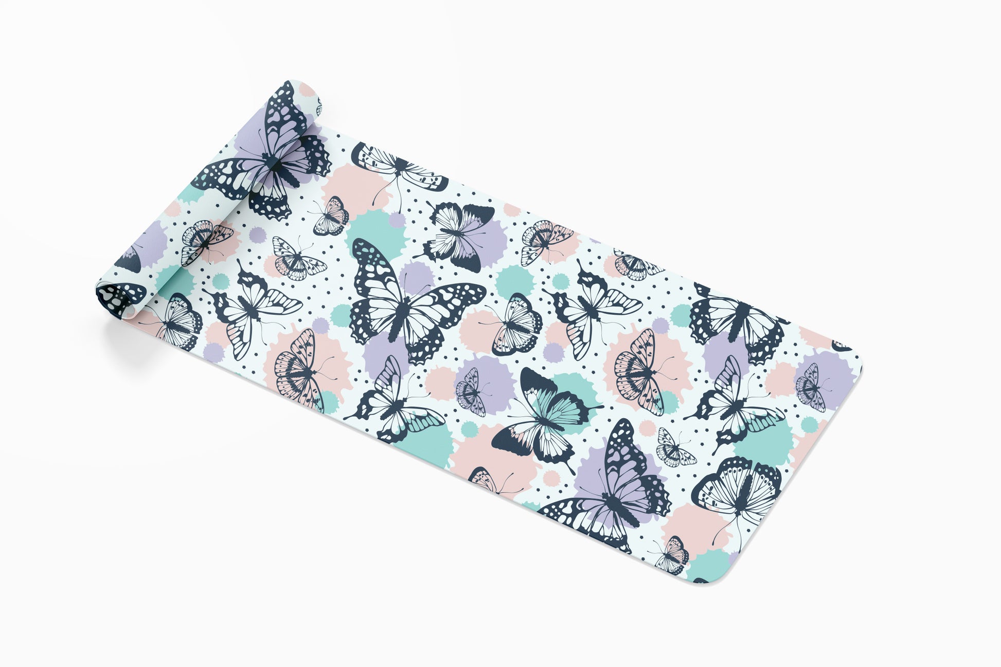 custom Butterfly Yoga Mat print